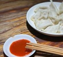 Chinese cabbage and pork dumplings