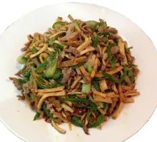 Fried Tofu with Shredded Pork