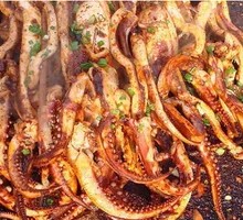 Grilled Squid Tentacles