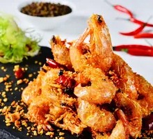 Prawn in Batter Fried with Garlic