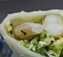 Cucumber Egg Shrimp Dumplings