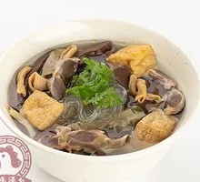 Golden Duck Blood and Noodle Soup
