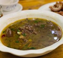 Braised Duck Blood with Duck Intestines