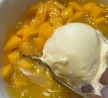 Fresh Mango Ball Dessert