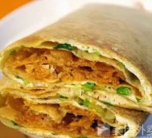 Standard Meat Floss Whole Grain Pancake