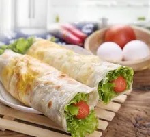 Grilled Sausage Egg Pancake