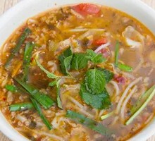 Three Delicacies Chicken Broth Rice Noodles