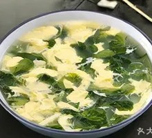 Chrysanthemum Leaf Egg Soup
