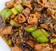 Pickled Mustard Greens Stewed with Tofu and Pork Intestines