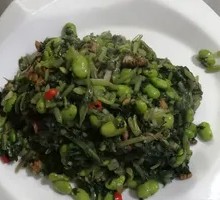 Cauliflower and Pea Stir-fry with Pork Strips