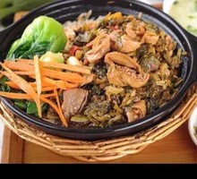 Snow Cabbage and Intestine Baozhi Rice