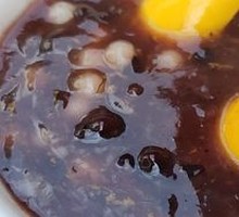 Osmanthus Lotus Seed Red Bean Glutinous Rice Balls