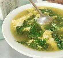Chrysanthemum Greens Egg Soup