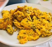 Wild Garlic Stir-fried Eggs from Zhima Ling