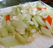 Celery and Lily Bulb Stir-fry