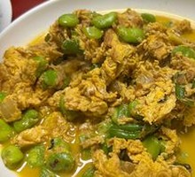 Broad Bean and Free-range Egg Stir-fry