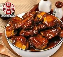 Braised Pork Ribs with Rice Cake