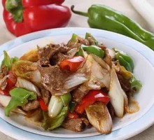 Scallion Stir-Fried Lamb