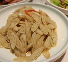 Stir-Fried Lotus Stem Tips