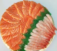 Salmon and Sweet Shrimp Combo