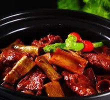 Stewed Pork Ribs with Tofu Cubes