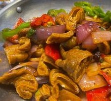 Spicy Pork Intestines Stir-fry