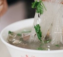 Duck Blood and Vermicelli Soup