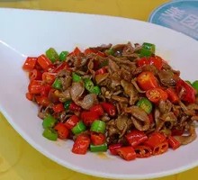 Stir-Fried Chicken Offal Wrap