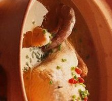 Old Hen Chicken Soup with Fried Rice