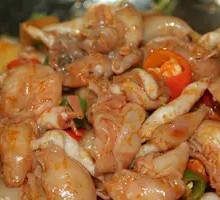 Fish Bladder and Pig Intestine Stew