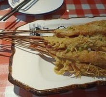 Egg Yolk Baked Shrimp