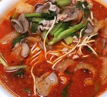 Pig's Skin and猪 Kidney Noodles
