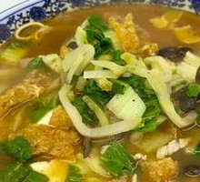 Pig's Liver Noodles with Pig's Skin