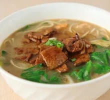 Pork Liver and Pig's Skin Noodles