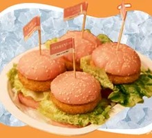 Pink Mini Burger