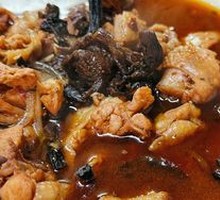 Chicken Stewed with Mushrooms