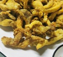Crispy Fried Enoki Mushrooms