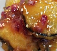 Iron Plate Eggplant Sandwich