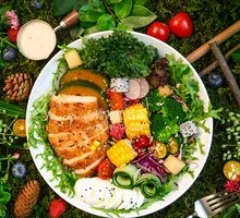 香煎鸡胸肉沙拉