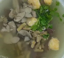 Duck Blood and Vermicelli Soup