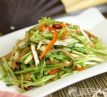 Water Celery and Tofu Skin Salad