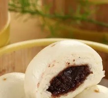 Homemade Red Bean Bun