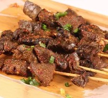 Five-Spice Pork Lung Skewers