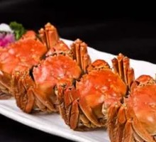 Steamed Young Blue Crab