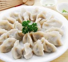Chinese Water Dumplings with Shepherd's Purse and Pork