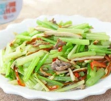 Celery and Tofu Shreds with Pork