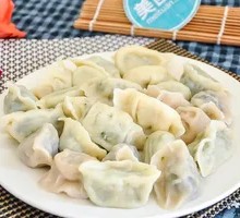 荠菜肉水饺