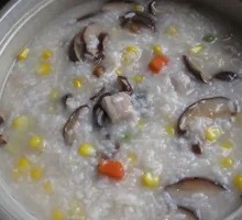 Shiitake Pork Rib Porridge