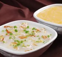 Vegetable Egg Drop Porridge