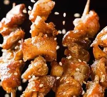 Grilled Intestine Skewers